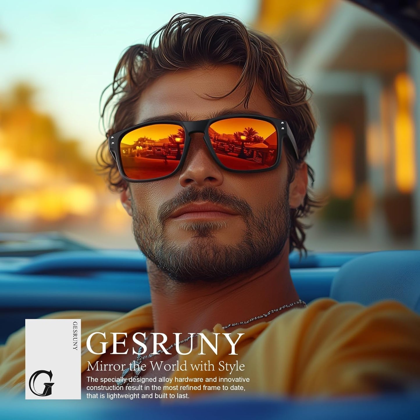 Polarized Sunglasses - Classic Sport Shades for Men & Women | UV400 Protection for Driving & Outdoor Activities