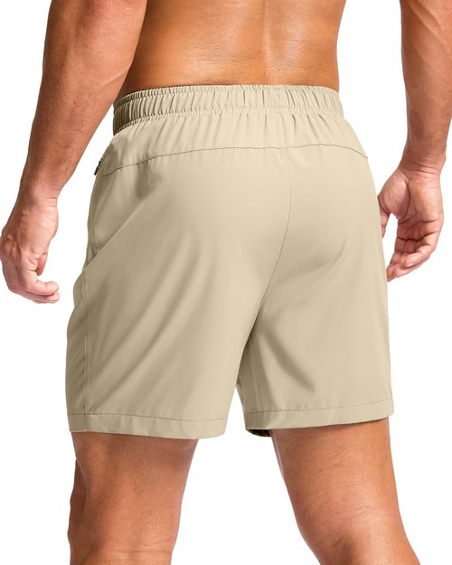 G Gradual Men's Athletic Running Shorts - Quick-Dry Zipper Pockets | Available in 5", 7", 9" Sizes