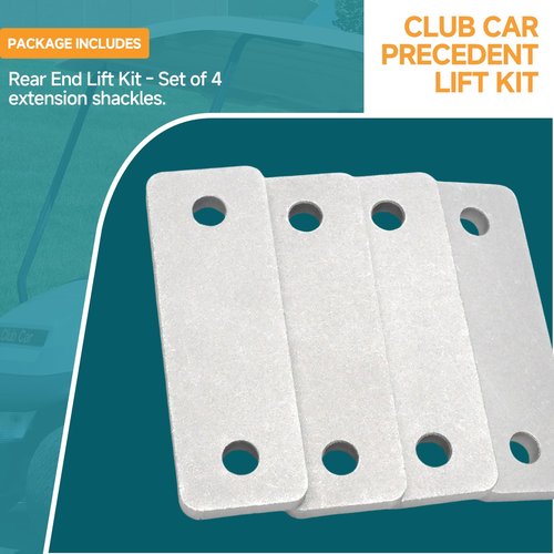 1" Rear Lift Kit Compatible with Club Car Precedent, Onward & Tempo Golf Carts 2004-2024, Rear Height Extension Spacer for Gas & Electric Models, Golf Cart Accessories