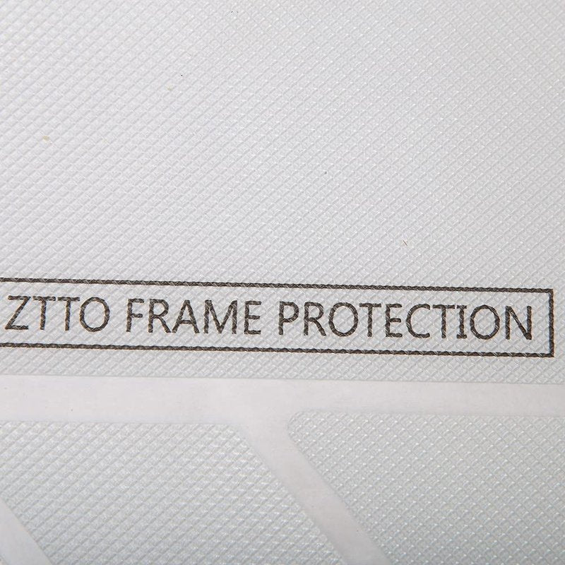 DAUERHAFT 3D Solid PVC Protect Frame from Frame Covers Protection bike frame stickers bike frame protector for Mountain Including 4Pcs Different Sizes Stickers(Blank) Bike Covers