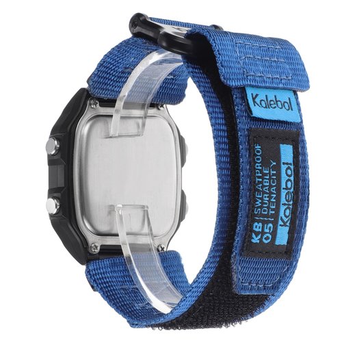 Kalebol 16mm Nylon watch band Strap Compatible with For GA-900 GM-110 GA-110 GA-100 GA-400 GA-140 GA-700 GBA-400 GBX-100 GAX-100 GAW-100 DW-5600 GW-M5610 GW-B5600 G-5600 DW-5600BB DW-5600 GBD-800 GBA-800 GMA-B800 810 GA-800 GBD-800 (blue, Medium)