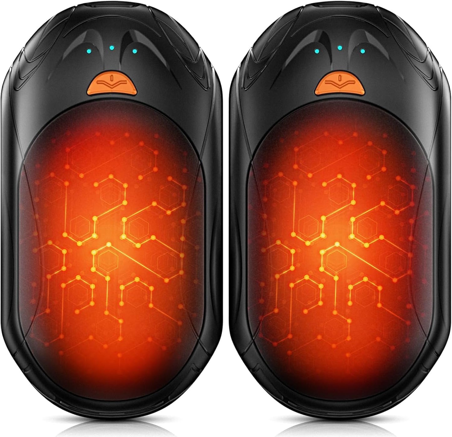 Skiennix Rechargeable Hand Warmers - 6000mAh Portable Electric Heater | 20 Hours of Warmth, 2-Pack