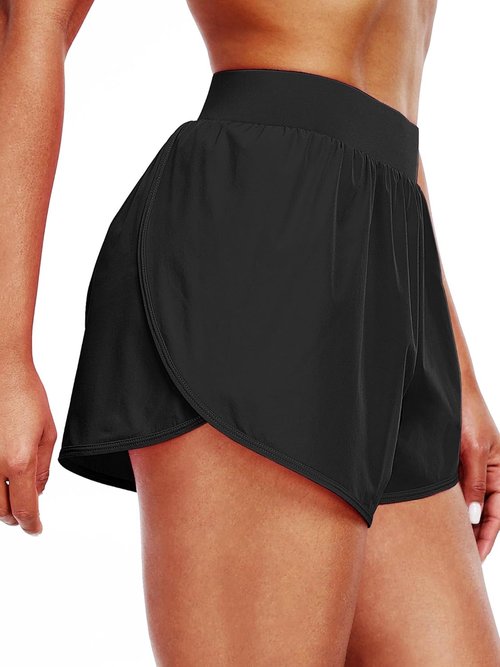 CADMUS Women's 2-in-1 Workout Shorts - Athletic Gym Running Shorts with Compression Liner