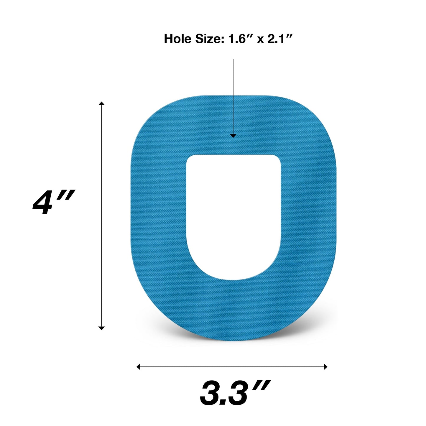 SIMPATCH Adhesive Patch for OmniPod - Pack of 25 - Multiple Colors Available (Blue)