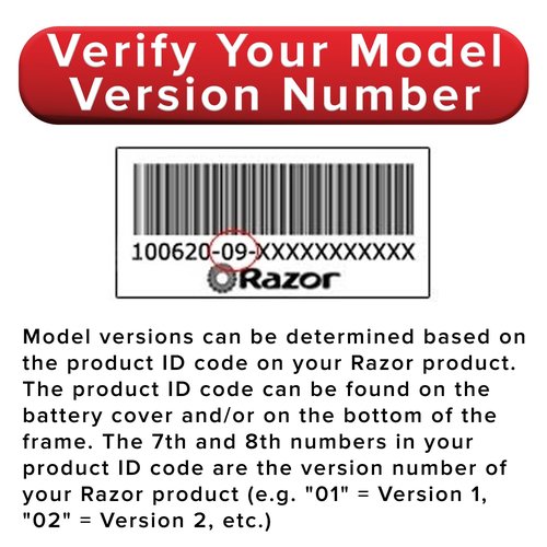 AlveyTech ZK2400-DP-LD-ROHS (ZK2400-DP-FS-ROHS) Control Module with 4-Wire Throttle Connector for Razor E100/E125 (Versions 10+), E150, E175, and eSpark Scooters - Replacement W13111612015 Controller