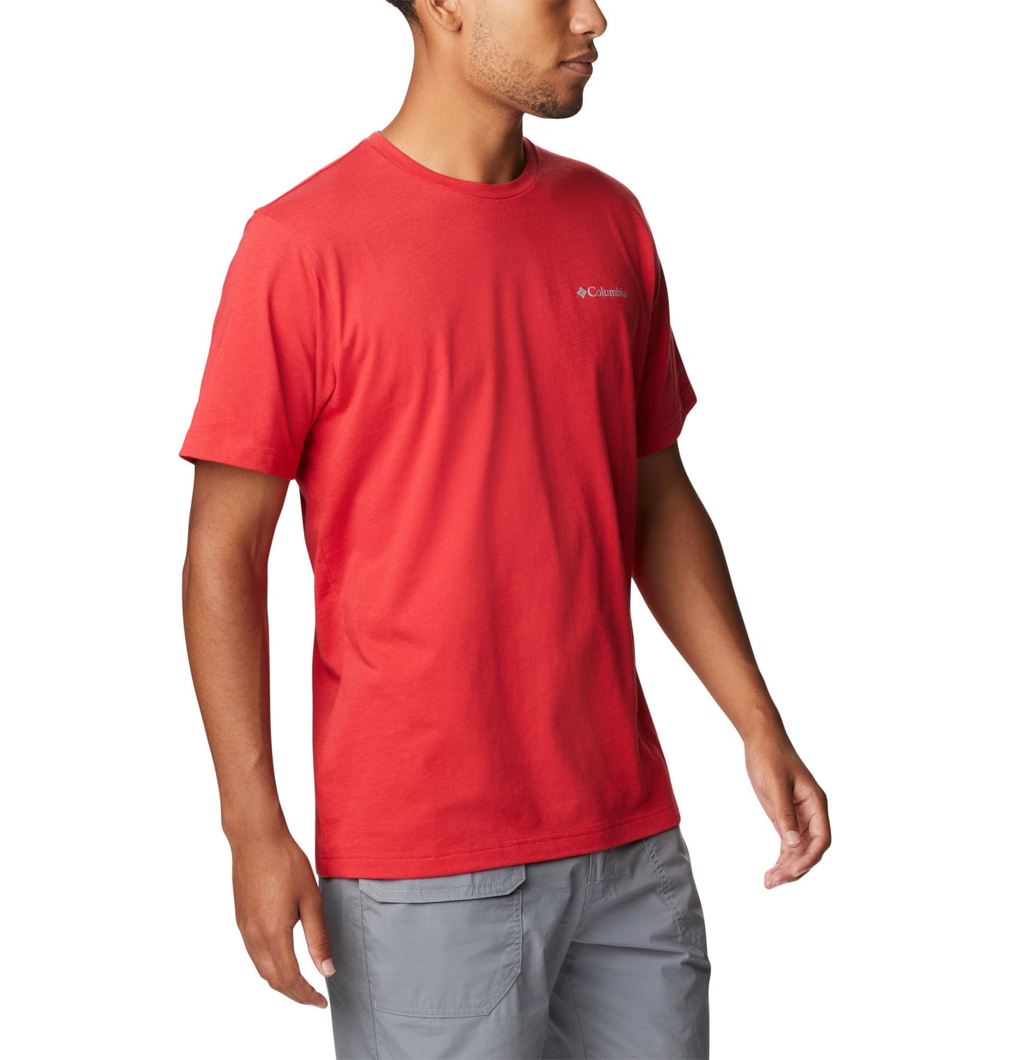 Columbia Mens Thistletown Hills Short Sleeve T-Shirt, Mountain Red, 3X