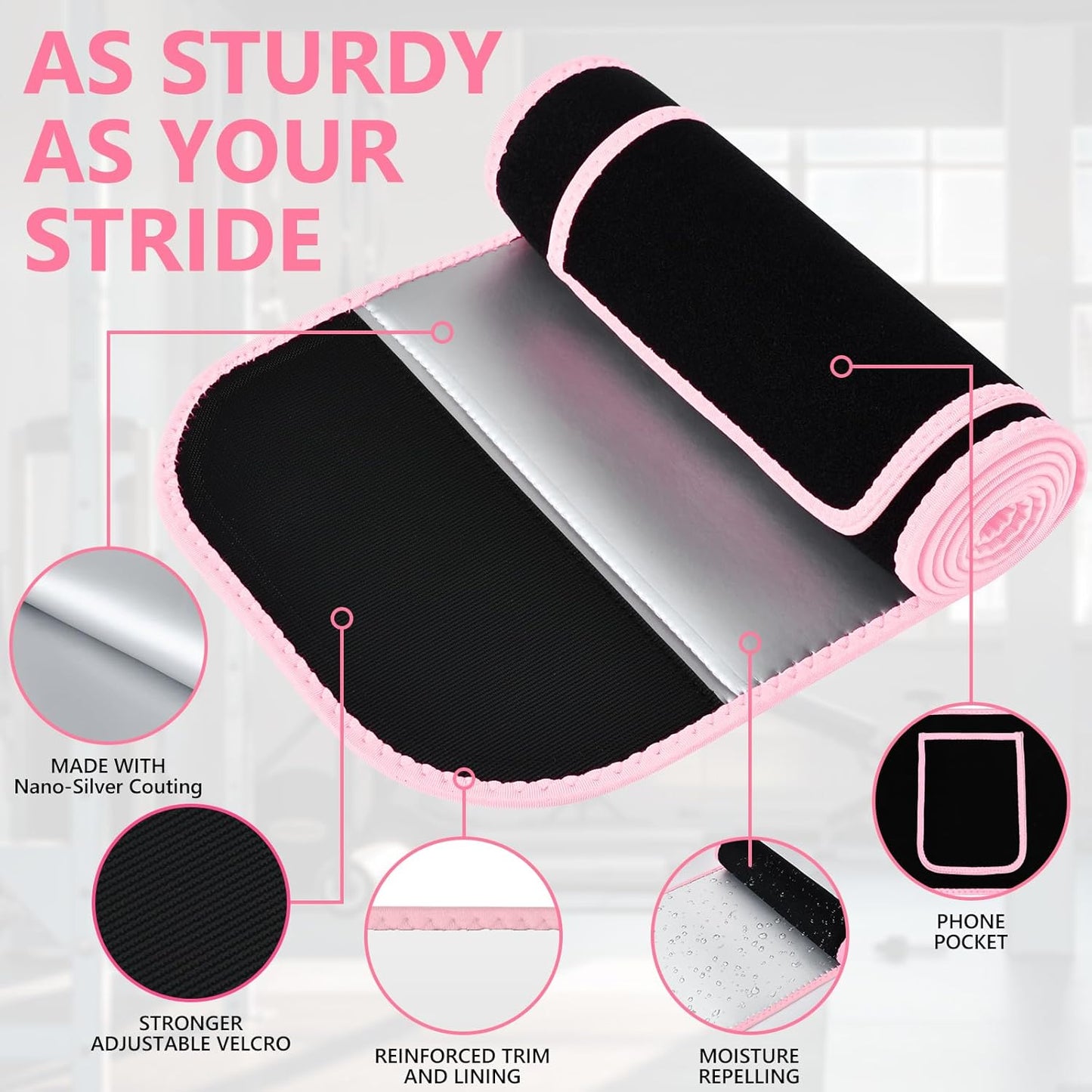 MORECOO Waist Trainer for Women/Men, Sculpt Touch Sweat Band for Stomach, Waist Trimmer for Women Workouts &Speed Belly Sweat