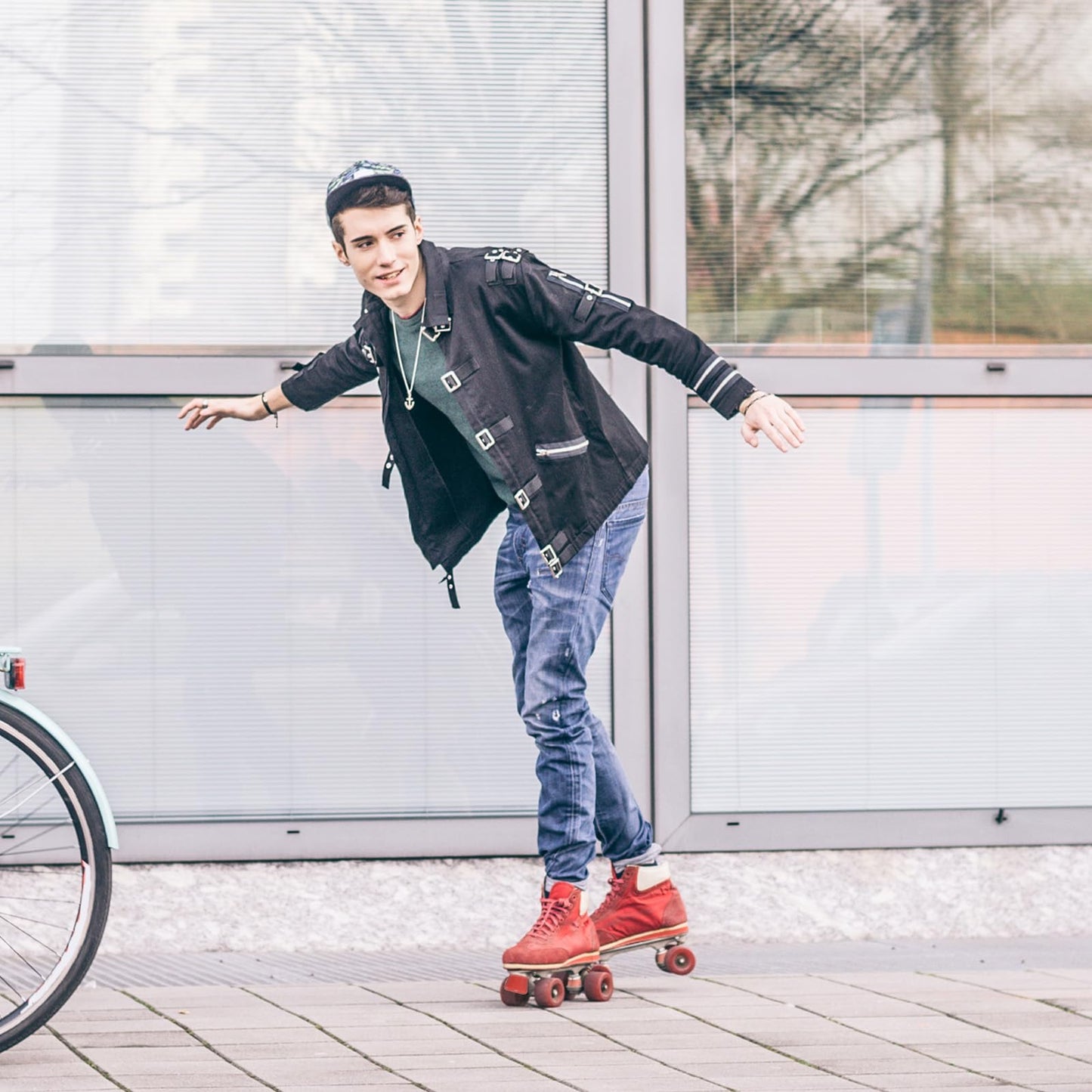 PATIKIL Roller Skate Toe Stops with Screwdriver, 1 Pair 82A Rubber Brake Stoppers Block for Roller Skate Accessories Replacement, Mixed Black Red