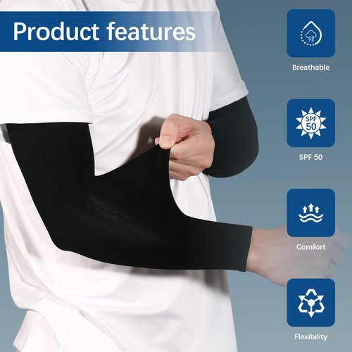 Anpuimult 12 Pairs Arm sleeves for men, Cooling UV Sun Protection sleeves to cover arms for women basketball arm sleeve Outdoor Sports