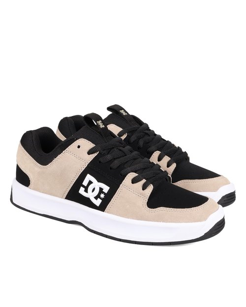 DC Men's Lynx Zero Skate Shoe, Black/Beige/White, 11.5