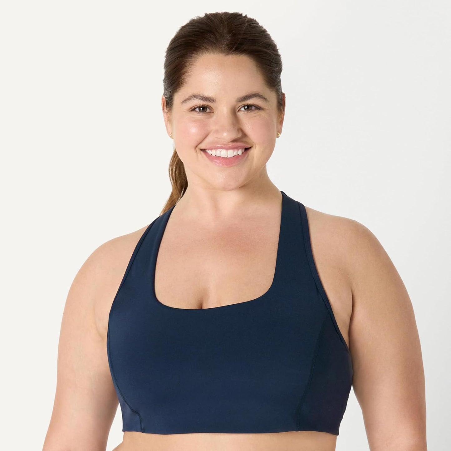 Skiennix Women's Active FormFlex Sports Bra - Buttery Soft Light Support | Square Neck Racerback