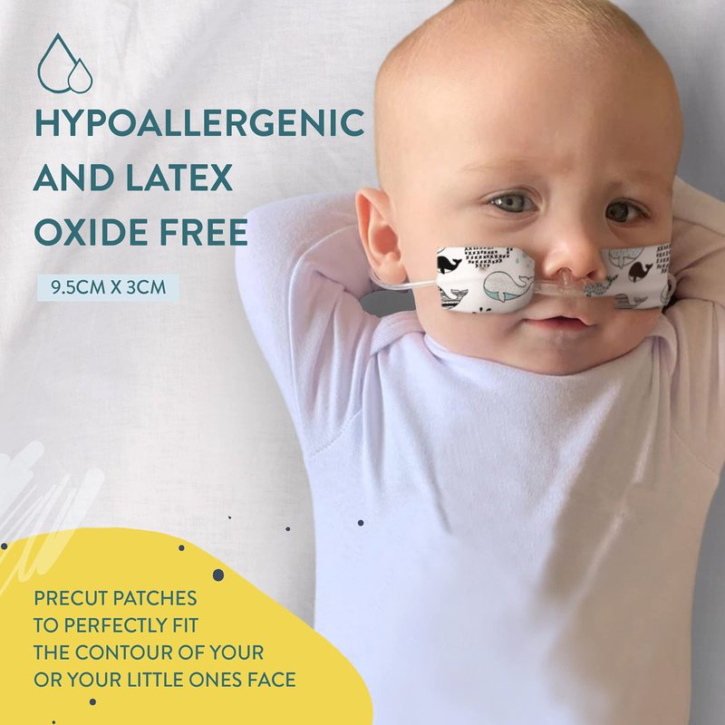 Nasogastric or Oxygen Tube precut Adhesive Tape Under the sea Mix x 10 Pack. (Mix Pack)