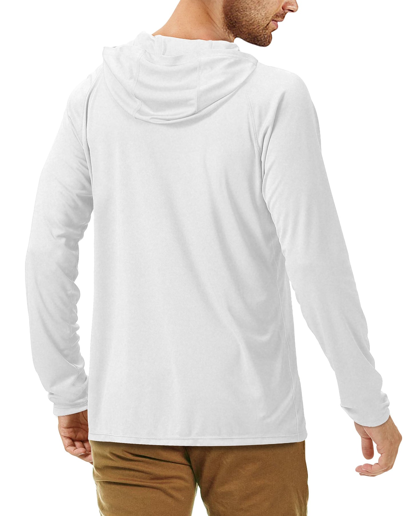 Roadbox 2 Pack UPF 50+ Fishing Shirts for Men Long Sleeve Sun Protection Hoodie Lightweight Outdoor UV Hiking Shirts