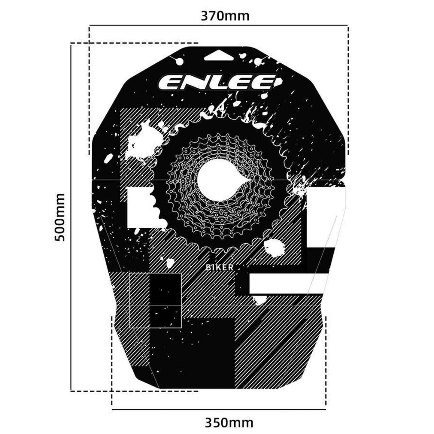 ENLEE Bike Wash Kits, Bicycle Disc Brake Cleaning Protector, Road/Mountain Bikes Brake Washing Tools - Protect your Bicyles from Dirty