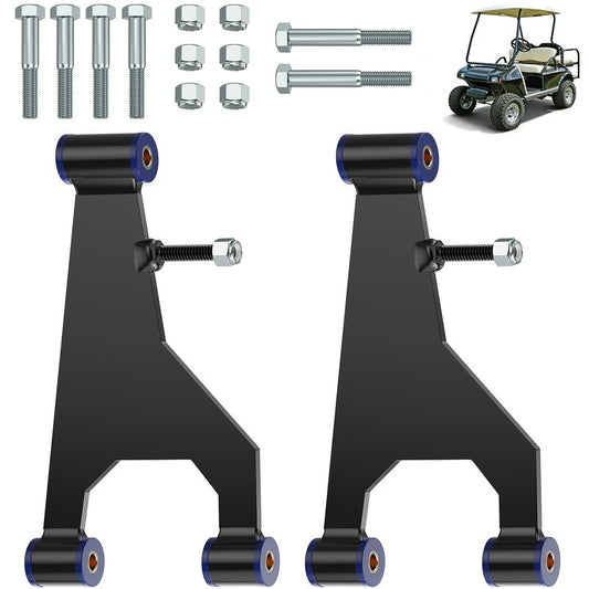 DRIVE UP Delta A-Plate Sub Assembly for Club Car DS 1993-Up Gas and Electric Golf Carts, Front Suspension Control Delta A Arm Plate with Bushings Screws Nuts Kit, OEM 1016353, 2 Pcs