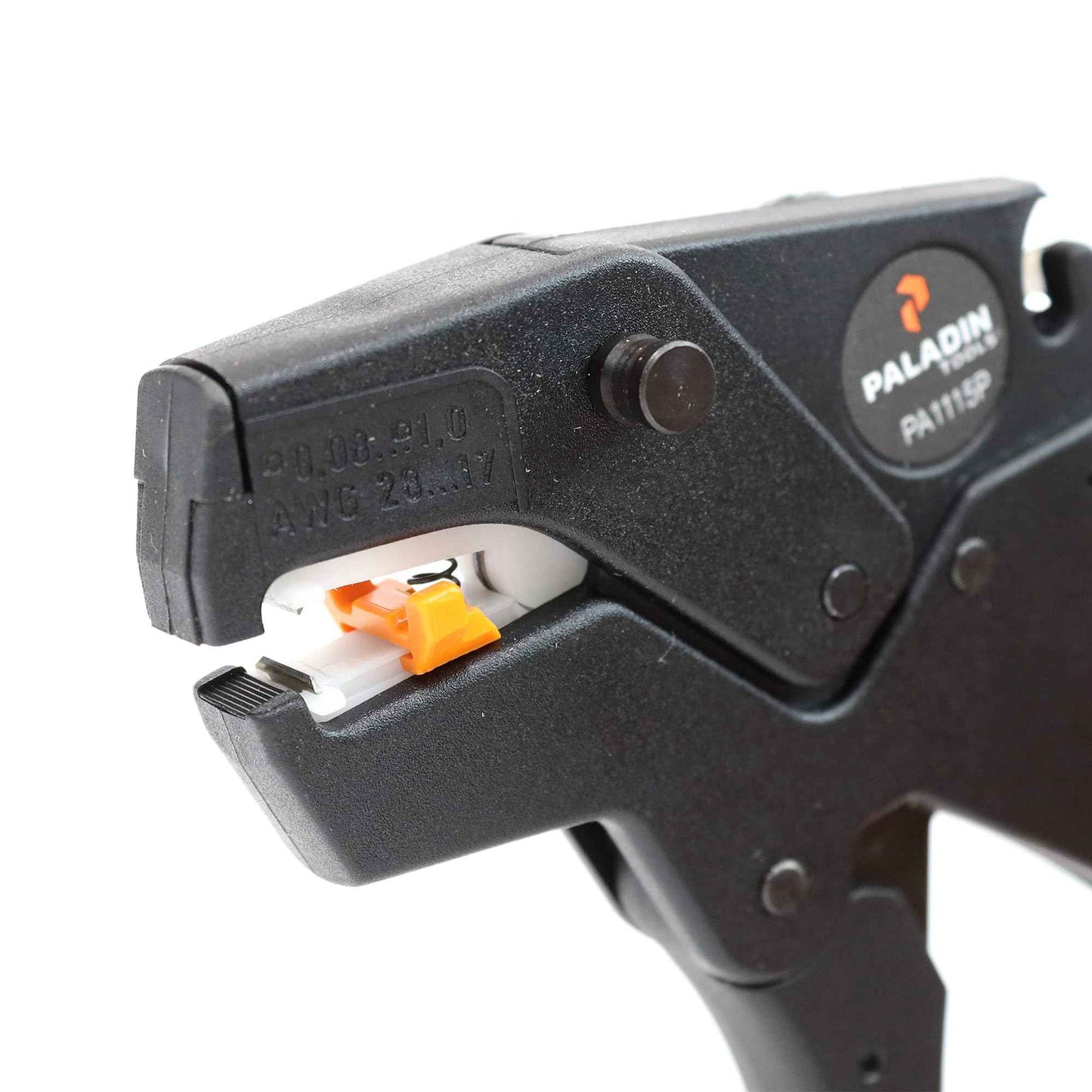 Paladin Tools PA1115P MINI-STRIPAX PLUS Automatic Wire Stripper & Cutter | 28-17 AWG PVC and Teflon Insulations | Professional Grade Wire Stripper Tool