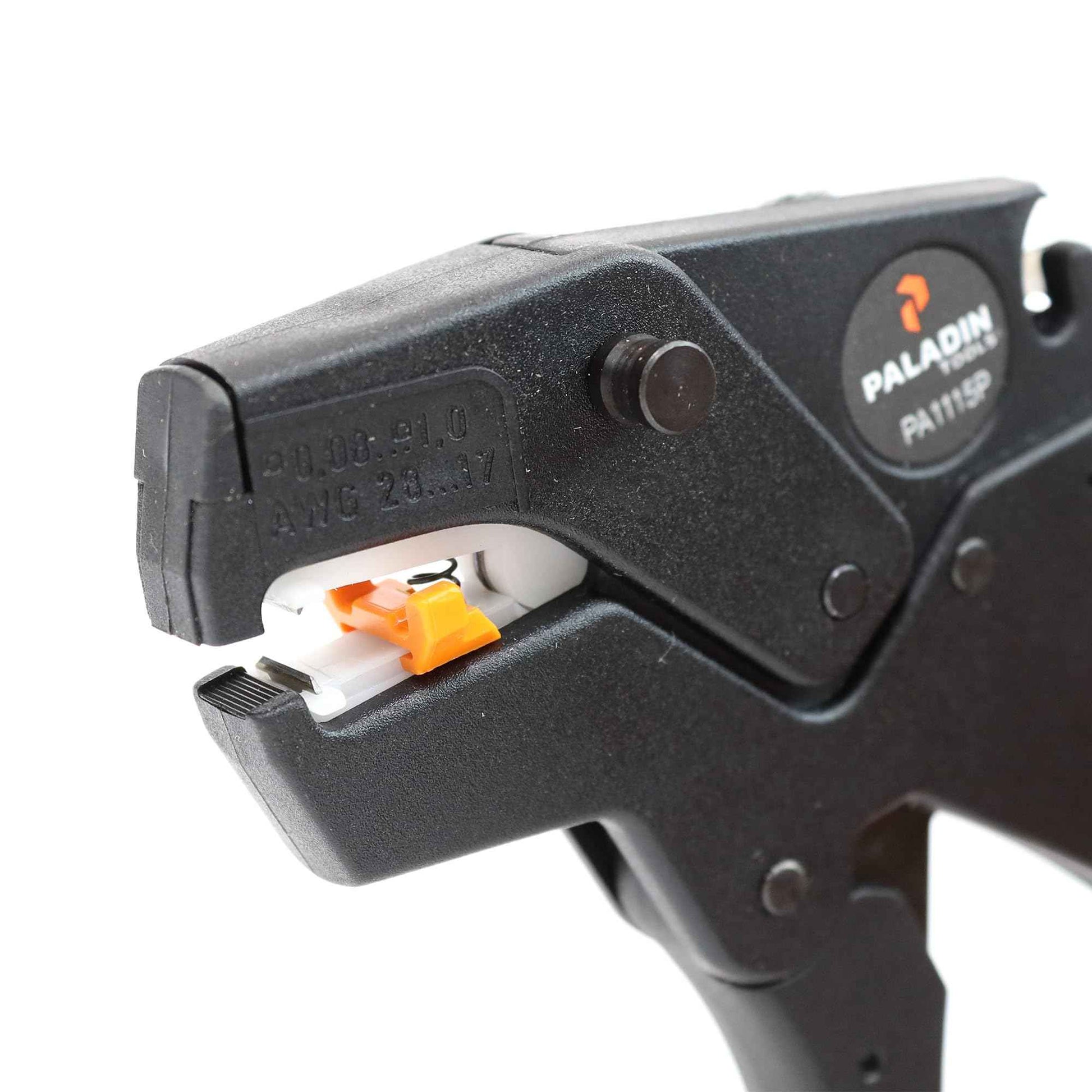 Paladin Tools PA1115P MINI-STRIPAX PLUS Automatic Wire Stripper & Cutter | 28-17 AWG PVC and Teflon Insulations | Professional Grade Wire Stripper Tool
