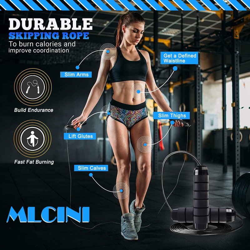 MLCINI Agility Ladder 1 Agility Training Equipment 1 Resistance Parachute 4 Adjustable Hurdles 12 Disc Cones 1 Jump Rope 3 Resistance Band 1 Yoga Band Agility Speed Training Equipment for Youth&Adults