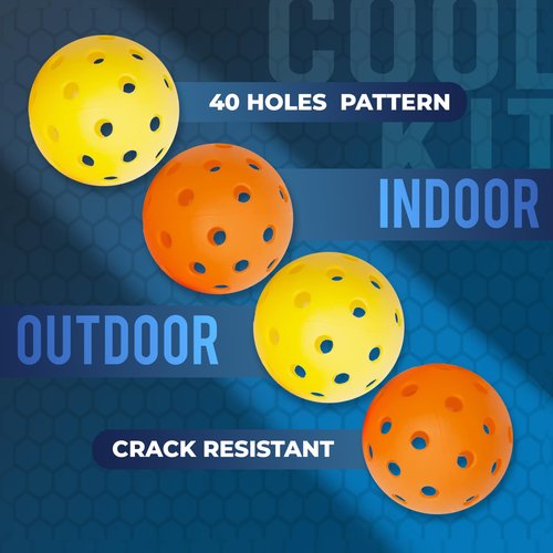 PRO Pickleball Paddle Set of 2 - T700 Graphite Carbon Fiber Surface & STR-Core Polymer - USAPA Approved Rackets with Strong Grip for Ultimate Spin & Control - Includes Indoor/Outdoor Balls & Carry Bag