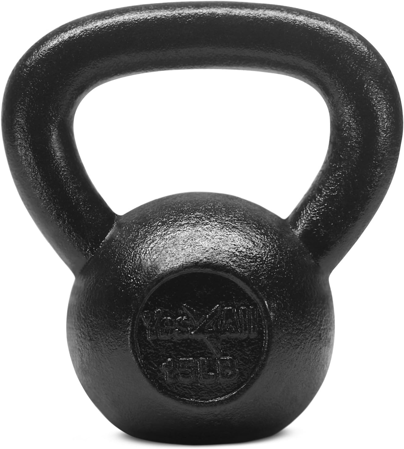 Yes4All Kettlebell Sets - Cast Iron Strength Training Kettlebells | Wide Handles, 5-30 LB Options for All Levels