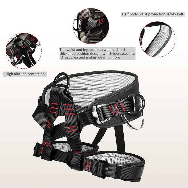 ruifengsheng Tree Climbing Gear,Tree Climbing Gear Arborist Tree Climbing Kit for Tree Work,Suitable for Felling and Picking
