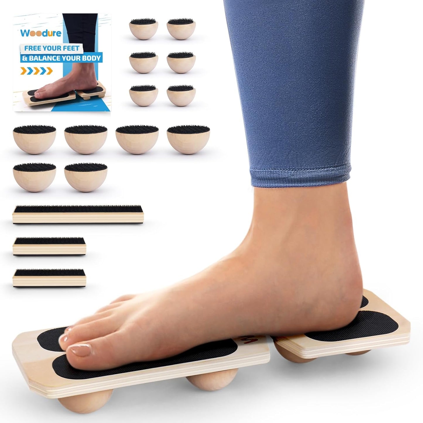 Skiennix Ankle Strengthener - 3 Adjustable Levels for Injury Rehabilitation | Foot Trainer for All Ages