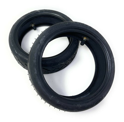 WORLDWIDETRADERS CST Scooter Tube and Tire 8.5 Inch For Xiaomi Mijia M365 Bird, 8.5 x 2 inch Front/Rear Scooter Tire Solid Replacement (set of 2 tube and tire)