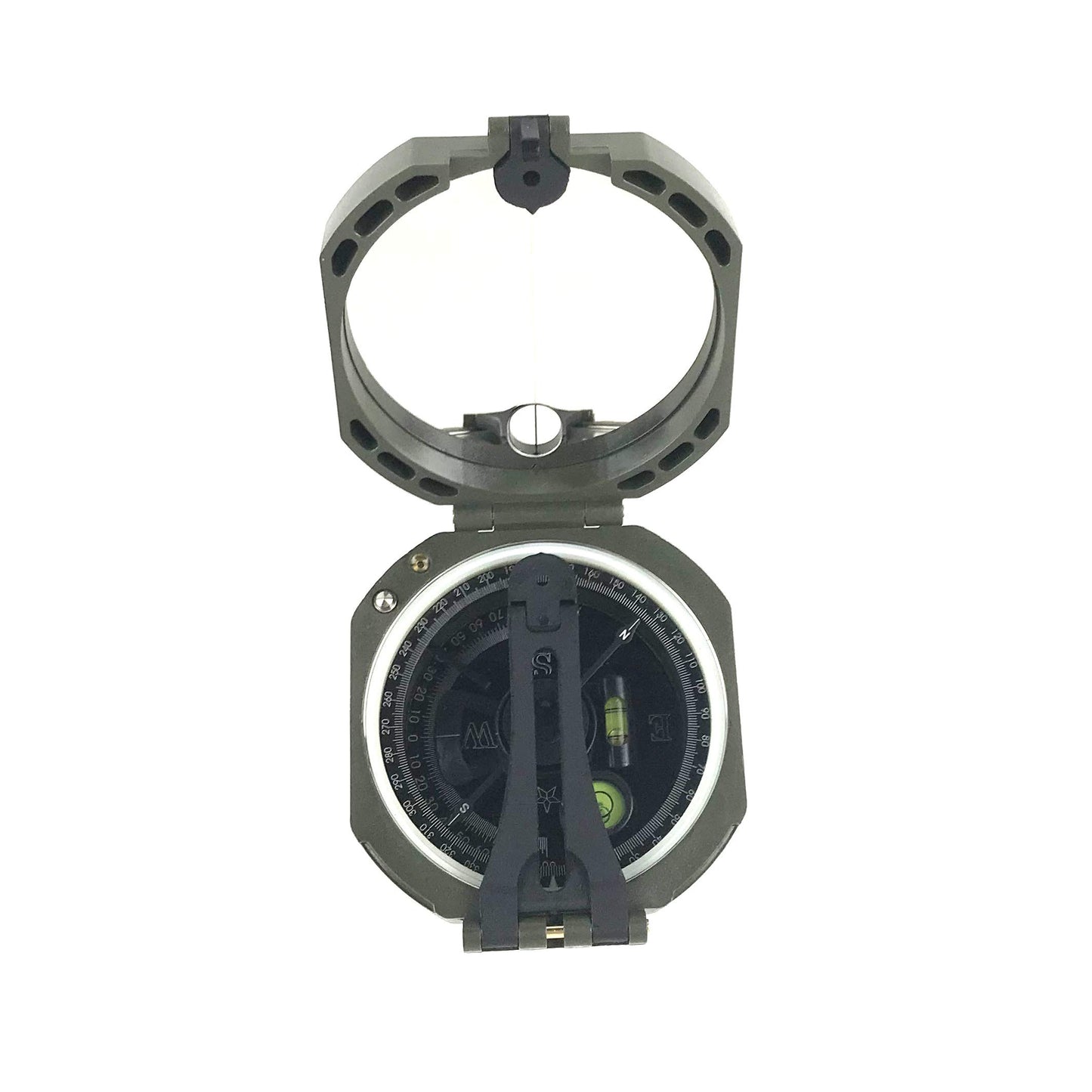 DETUCK Professional Geological Compass Lensatic Military Compass, Survival Navigation Orienteering Sighting Compasses with Mirror, for Hiking Camping Outdoors