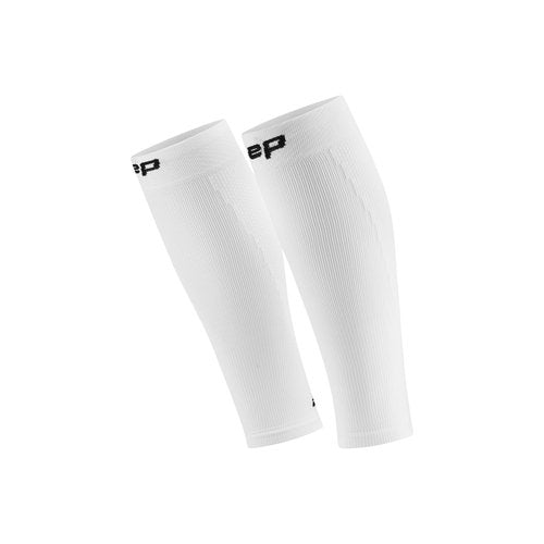 CEP Core Run Compression Calf Sleeves 5.0, White, Men, III