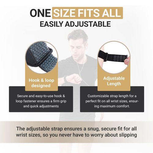Whoop Replacement Bands Compatible with Whoop 5.0 – Breathable Nylon Strap, Odor-Resistant, Durable, and Adjustable Accessories for Fitness and Everyday Wear-clip included