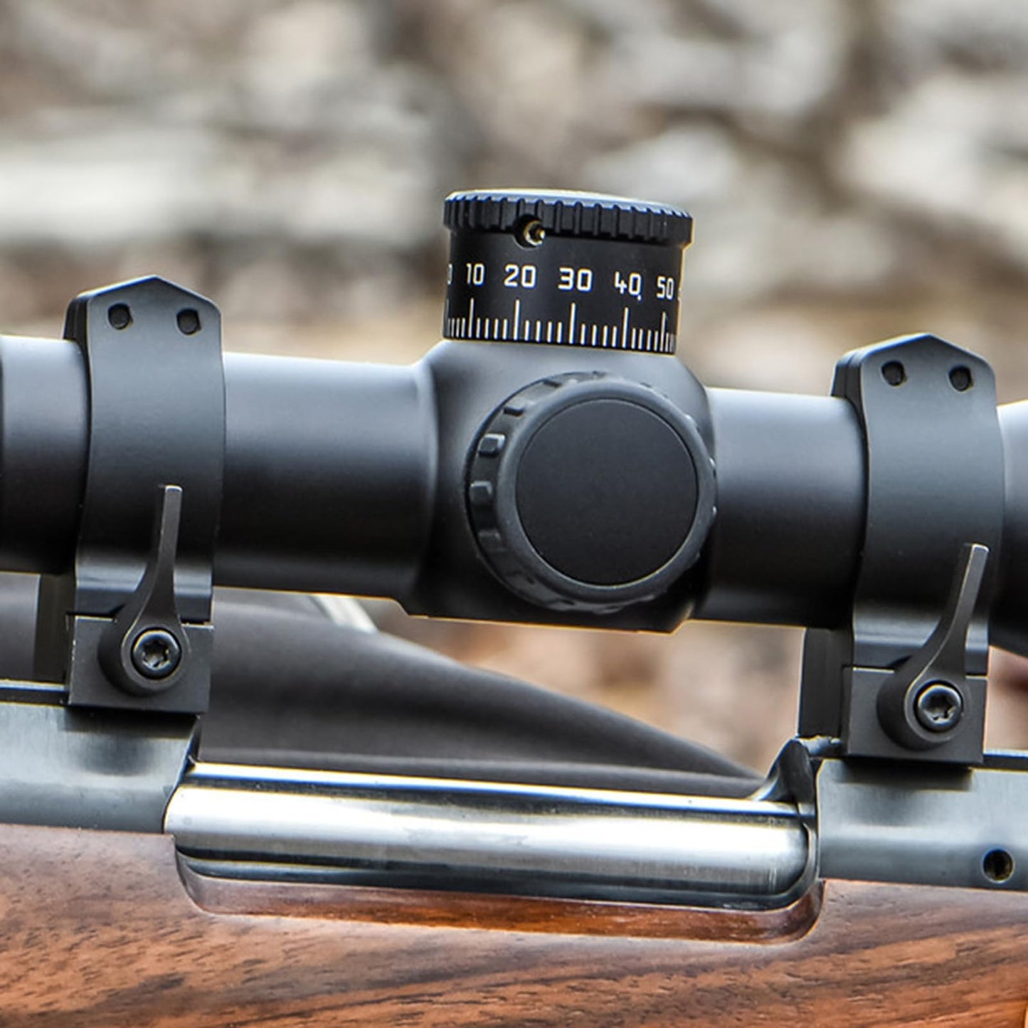 WARNE 1-inch CZ PA Matte Rings for Precision Rifle Shooting