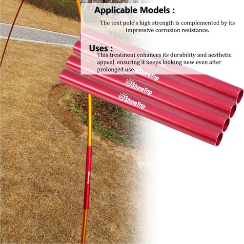 BONKZEBU Tent Pole Repair Tube Kit Replacement Splint for Diameter 7.9mm to 8.5mm Aluminum Alloy High Strength Corrosion Resistance Durable Poles