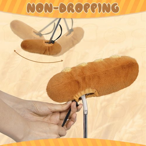 LZFAN Golf Club Covers Funny Blade Putter Cover Headcover Golf Club Head Covers Golf Gifts for Men Women Plush (Baguette for Blade)