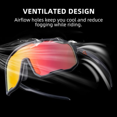 ROCKBROS Photochromic Sunglasses for Men Women,UV400 Protection Cycling Glasses,MTB Cycling Sports Sunglasses,3 Lenses