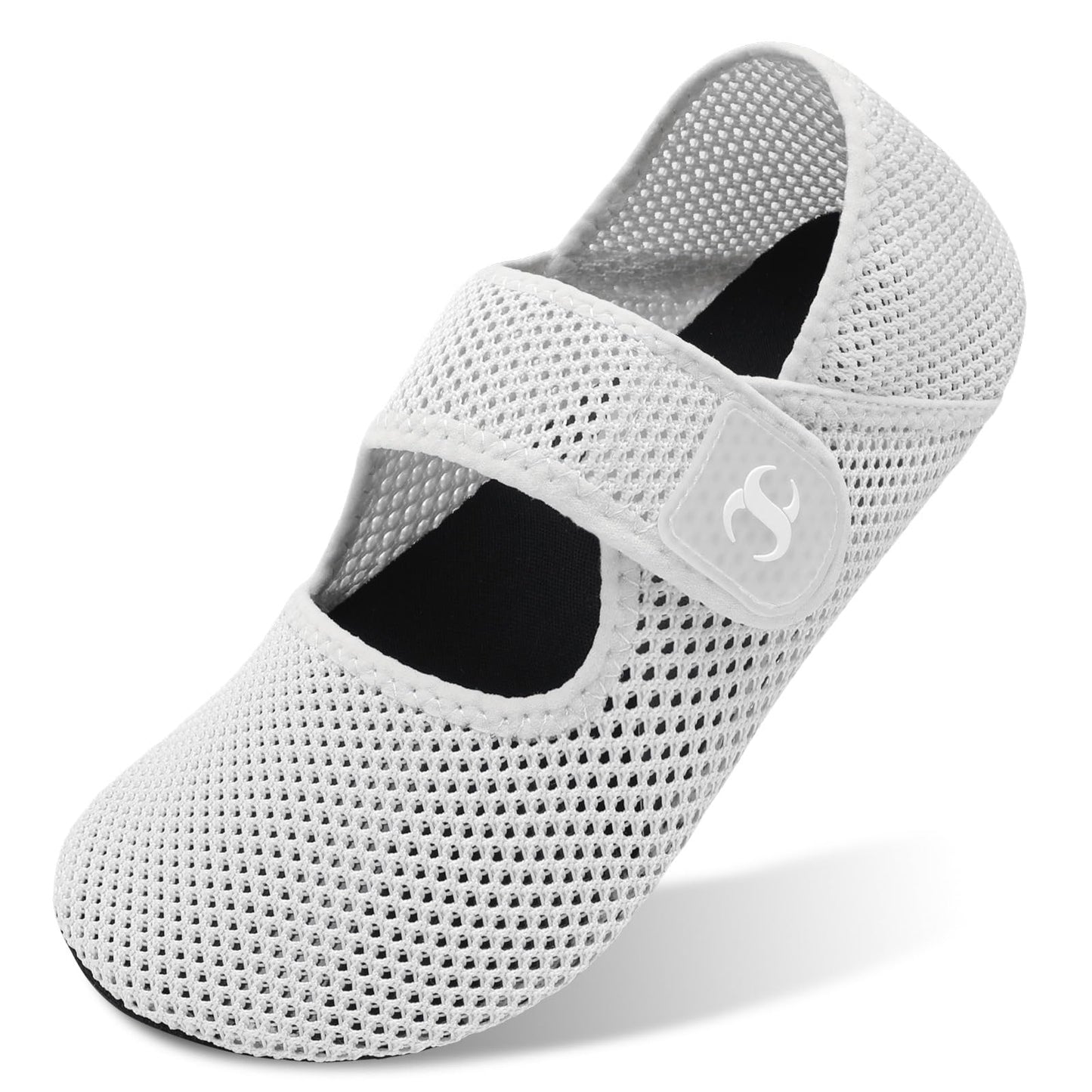 Water Shoes for Women Beach Swim Aqua Socks Wide Width Pool Swimming Sand Shoes White Barefoot Yoga Shoes Summer Beach Shower Slides Sandals Size