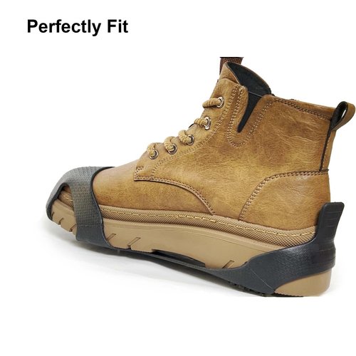 EWENYS Ice & Snow Grips for Shoes and Boots, Removable Snow Shoe Spikes, Anti Slip Ice Grippers for Trekking, Hiking, Jogging in Winter Outdoor(XL)