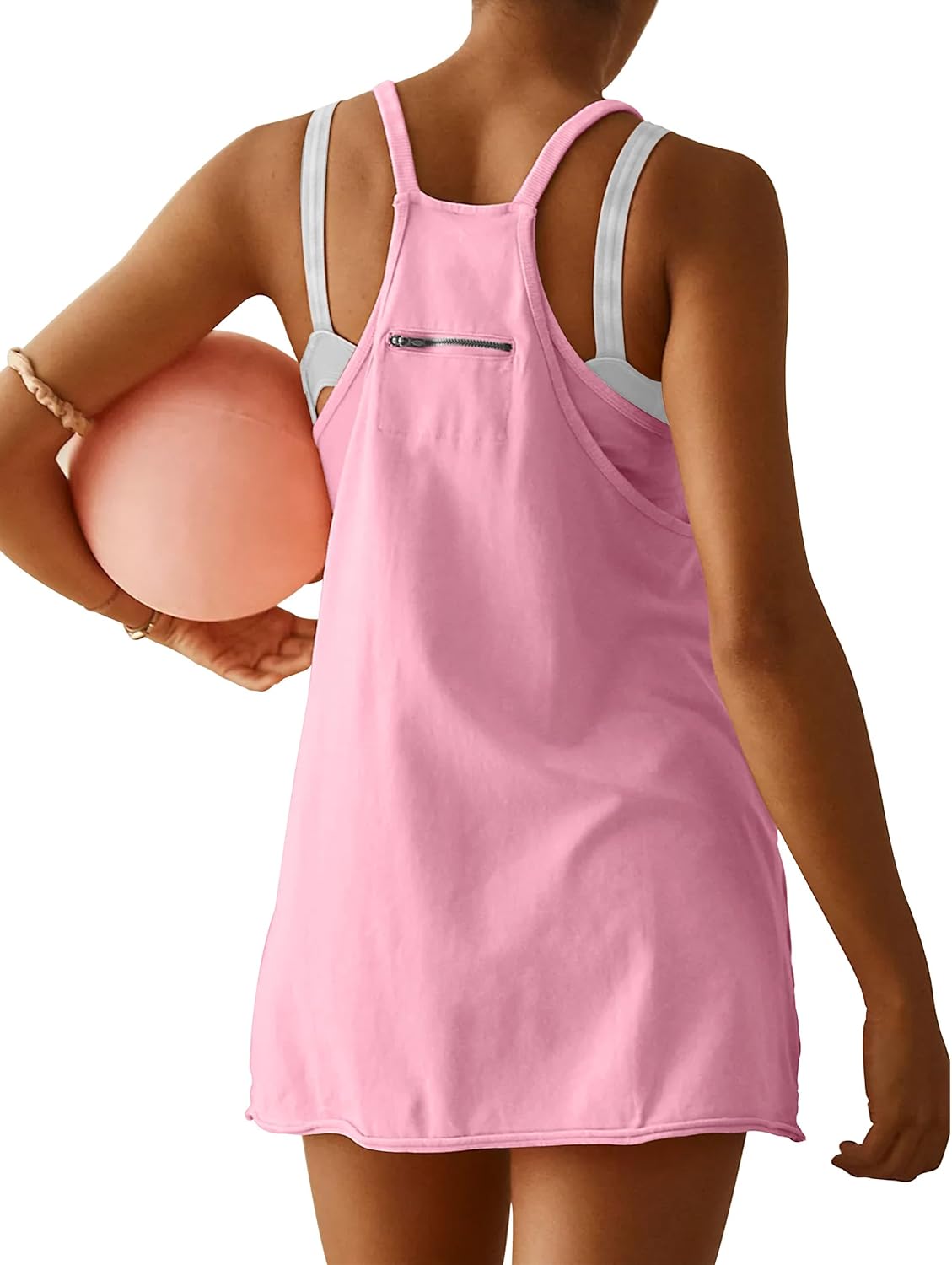 VIUTIL Women's Athletic Dress - Built-In Shorts & Spaghetti Straps | Hot Shot Mini Tennis Romper for Summer 2026