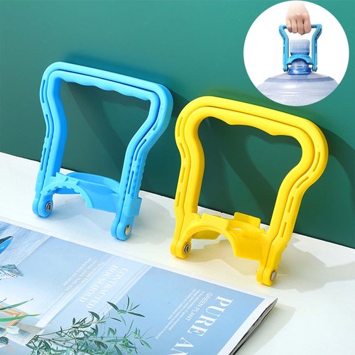 LiXiongBao 2 Pack 5 Gallon Water Bottle Handle,Heavy-Duty Water Jug Holder for Easy Carrying, Dual-Mode Design (Single/Dual-Person Lift), Ergonomic Grip