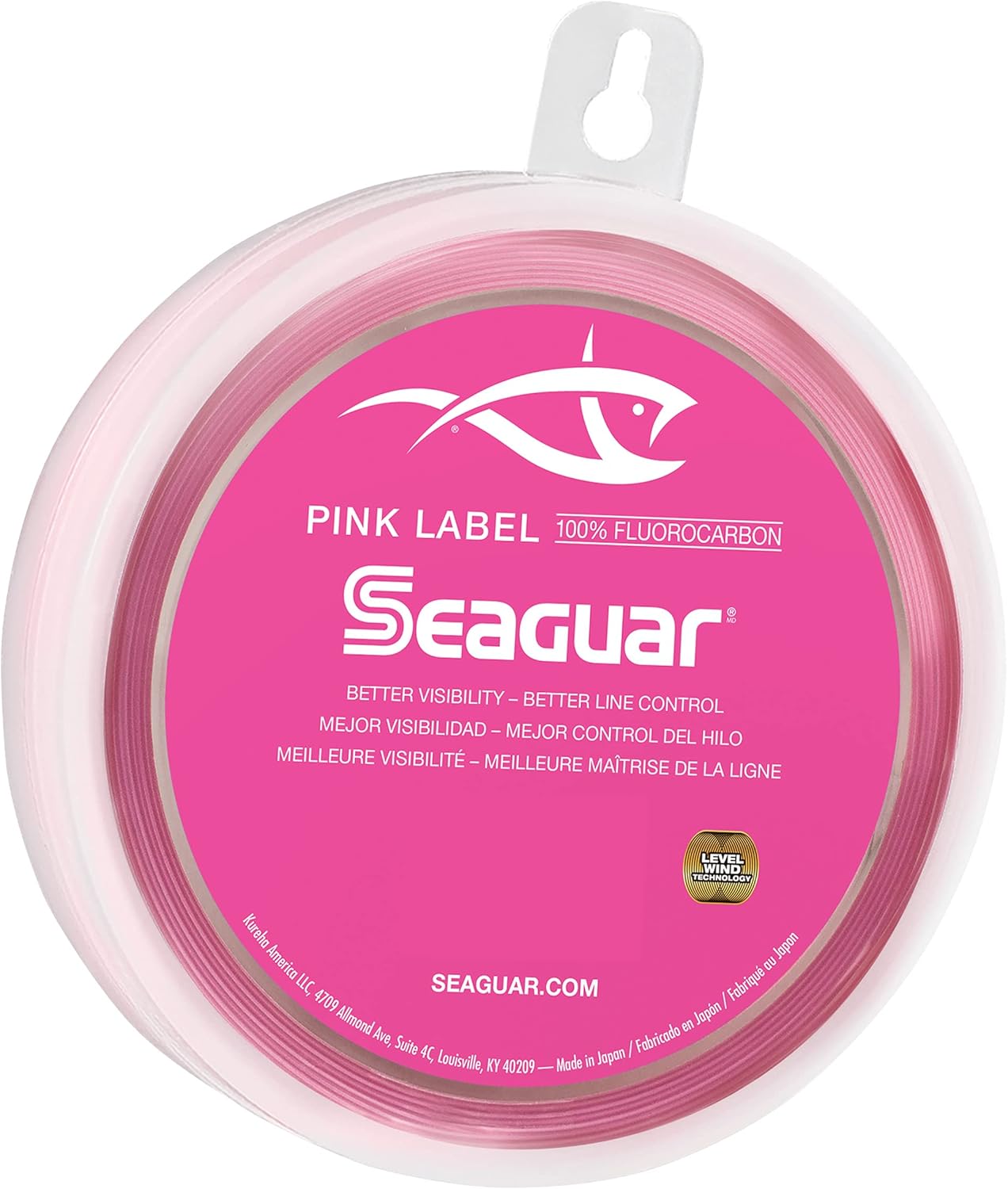 Seaguar Pink Label Fluorocarbon Fishing Leader Line - 100% Saltwater, Multiple Sizes Available
