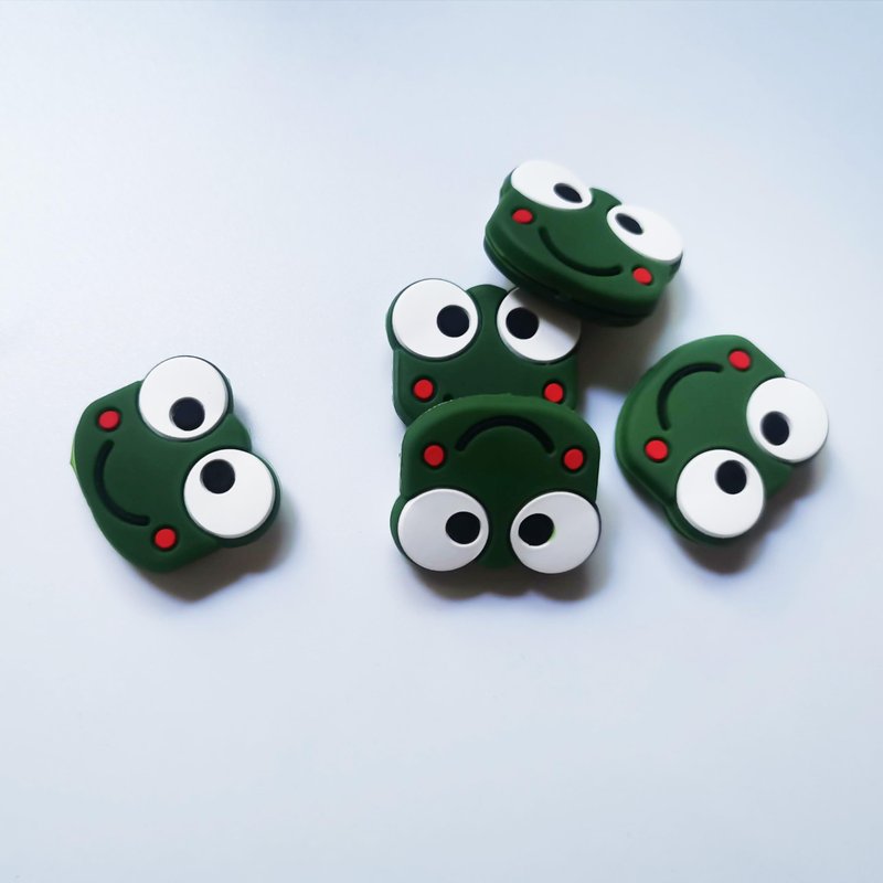 Tennis Dampener Cute/Funny 5 Pack Frog Tennis Racket Vibration Dampener Soft Silicone Tennis Racquet Shock Absorbing Tennis Dampers,Tennis Racket Shock Absorbers
