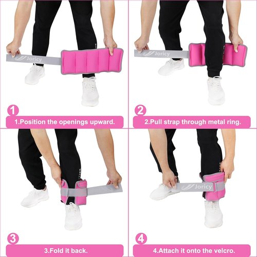 Adjustable Ankle Weights by Skiennix - Versatile 1-20 LBS for Strength Training & Fitness | 1 Pair
