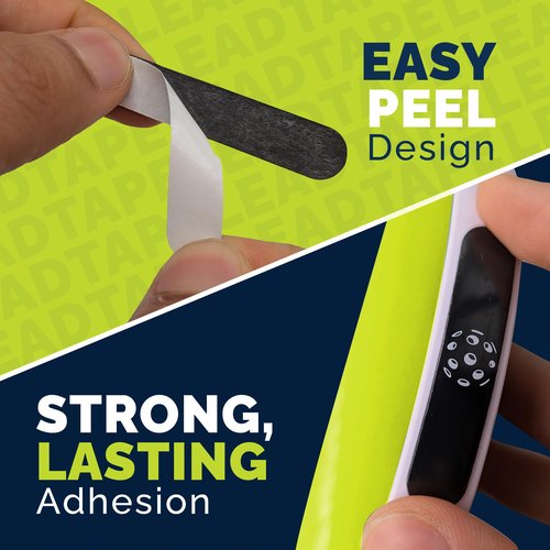 MIGHTY HALO Lead Tape for Pickleball Paddles | 12 Pre-Cut 3g Strips | Plastic-Coated, High-Performance Adhesive Weights