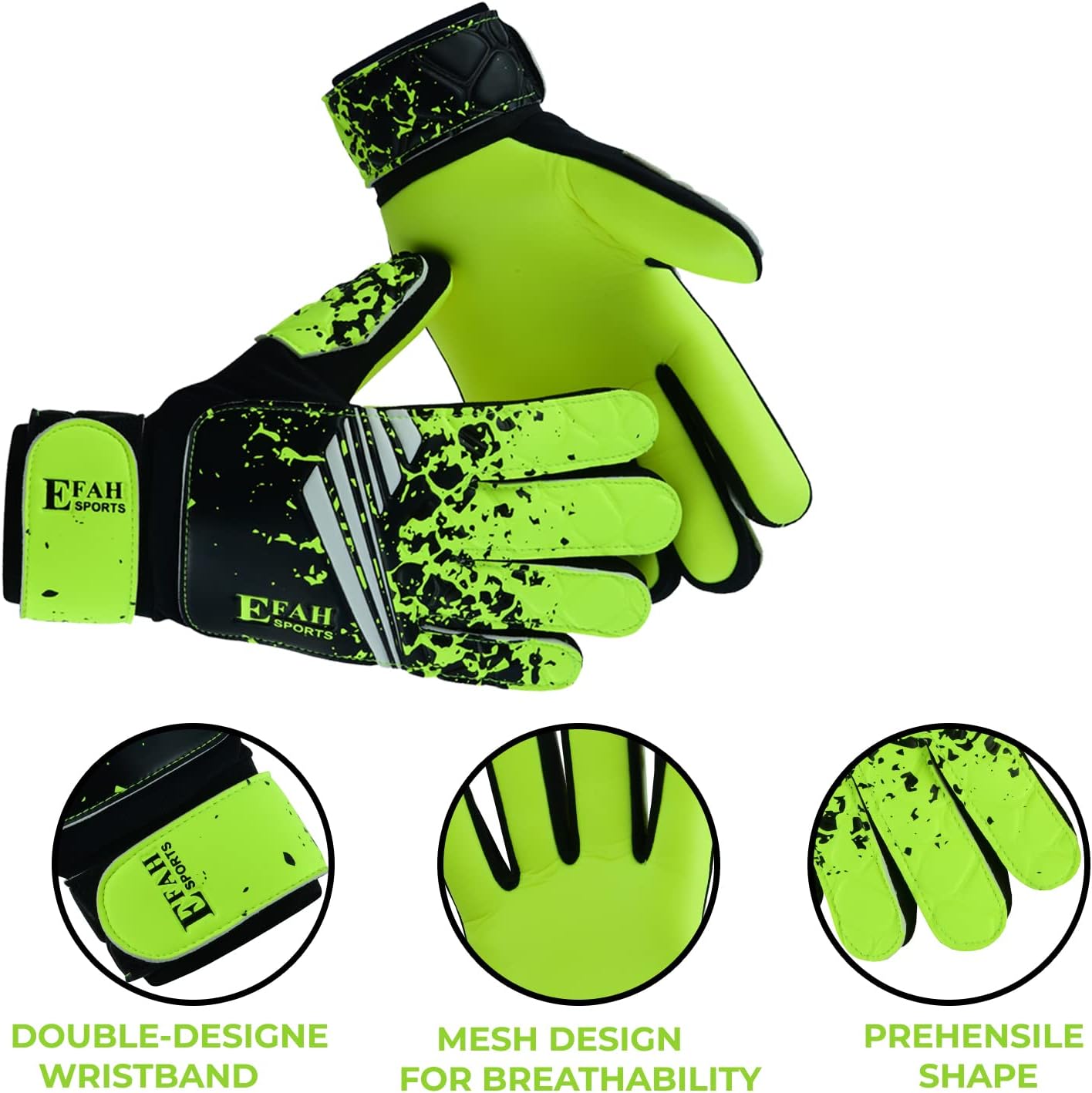 Regine Switzerland Soccer Goalkeeper Gloves - Strong Grip for Kids & Youth | Perfect for Football