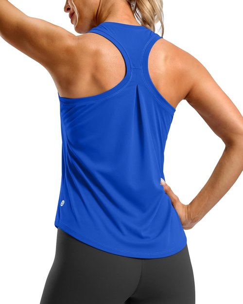 G Gradual Women's Racerback Workout Tank Top - Loose Fit Athletic Yoga Shirt for Gym & Running