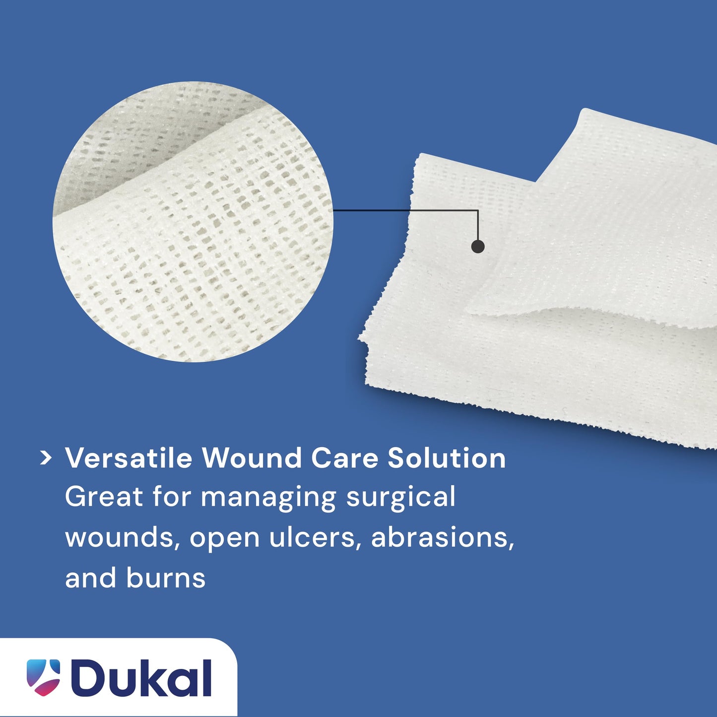 Dukal Oil Emulsion Dressing, 3" Width x 3" Length, Pack of 50