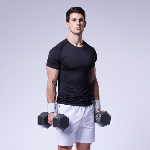 UPPPER Wrist Wraps for Weightlifting - 19" Wrist Support with Thumb Loop for Bench Press, Powerlifting, and Gym Workouts - Men & Women | Premium Fitness Gear (White)