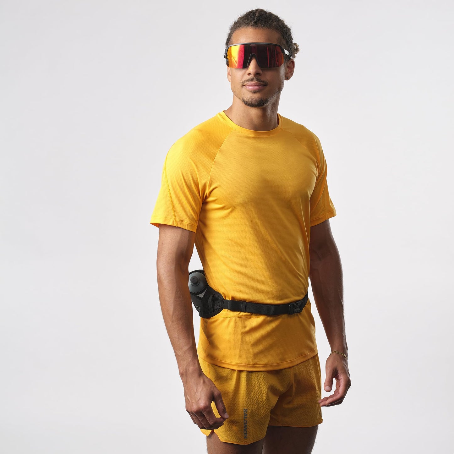 Salomon Unisex Active Bottle Belt, Storage & Hydration Belt - Black - NS