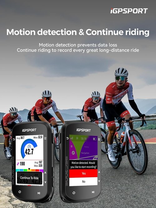 iGPSPORT BSC200S GPS Bike Computer - Wireless Navigation with 2.4'' Screen & IPX7 Waterproof Design