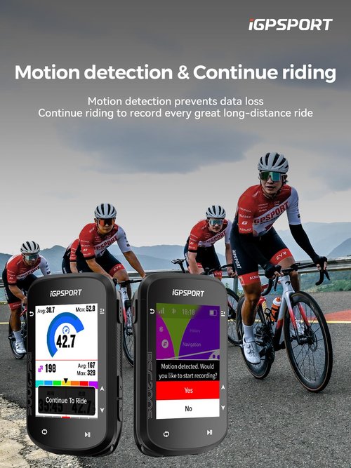 iGPSPORT BSC200S GPS Bike Computer, Wireless Route Navigation 2.4'' Screen Bluetooth ANT+ Cycle Computer IPX7 Waterproof (BSC200S)