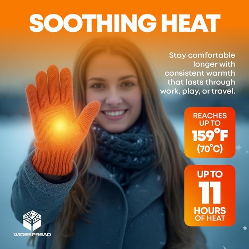 Hot Hands Hand Warmers - 50 Pairs of 11+ Hour Disposable Air-Activated Warmers | TSA Approved